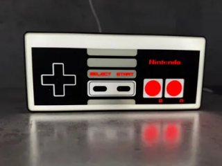 Lámpara LED Cartel Nintendo NES