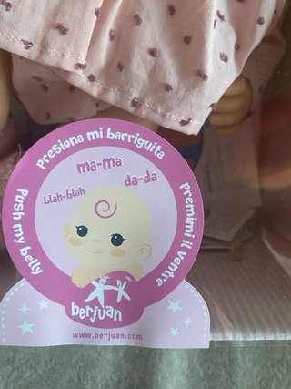 Muñeca Berjuan con Sonido Nueva en Caja