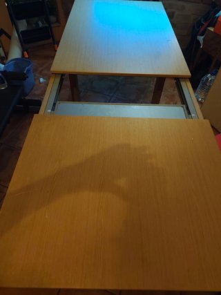 Mesa de comedor extensible madera