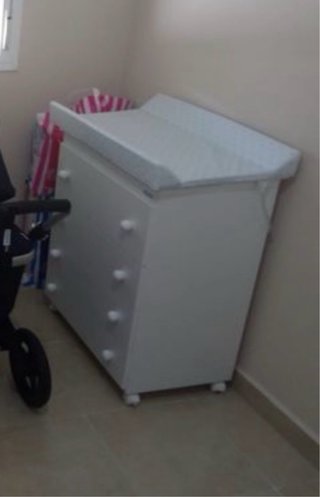 Mueble cambiador bebé con bañera marca MICUNA
