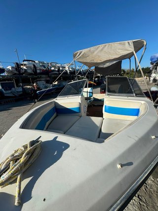 Barco Forester 475 open, motor 50CV mercury 2T