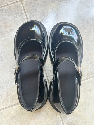 Zapatos Mary Jane charol negros