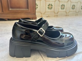 Zapatos Mary Jane charol negros