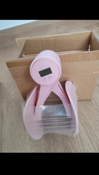 Entrenador de muslos y caderas rosa
