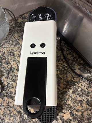 Cafetera Nespresso Krups Blanca