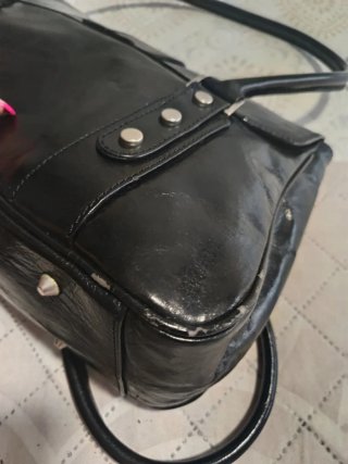 Bolso de hombro negro mujer