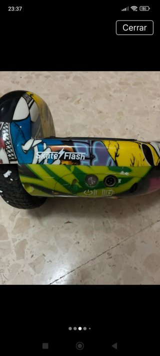 Hoverboard con silla, cargador y caja