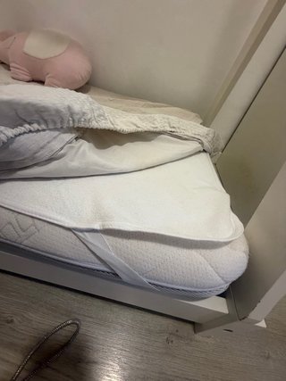 Cama Montessori Cabaña Tipi Blanca de madera