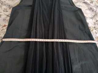 Vestido largo negro