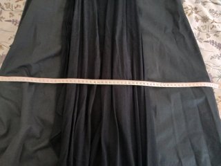 Vestido largo negro