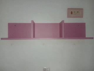Mueble Dormitorio Rosa y blanco