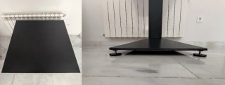 MESA NEGRA 70x70x75 CM PERFECTO ESTADO NO SE ENVÍA
