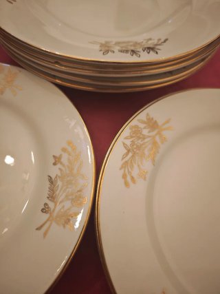 Lote 12 Platos Royal China Vigo Porcelana