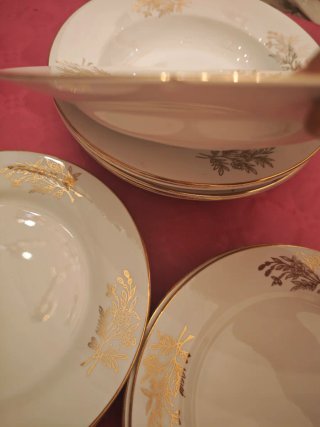 Lote 12 Platos Royal China Vigo Porcelana