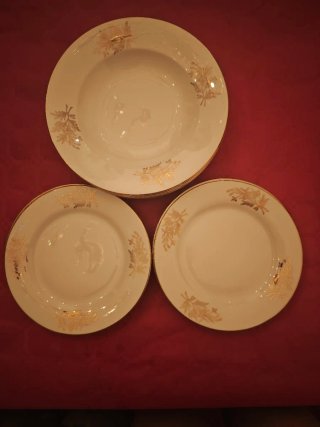 Lote 12 Platos Royal China Vigo Porcelana