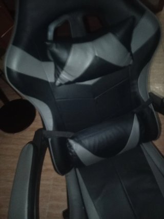 Silla Gaming Negra y Gris