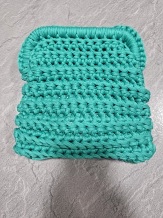 Pochette di fettuccia fatta a mano