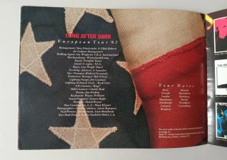 Tom Petty: Programa de Gira Long After Dark 1982