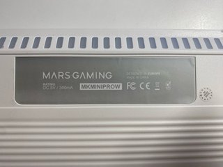 Teclado Mecánico Blanco Mars Gaming