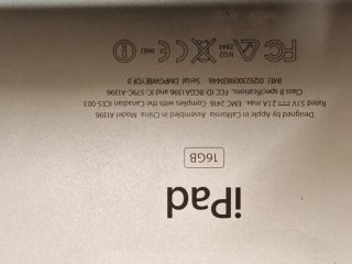 Apple iPad A1396 Argento
