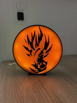 Cartel Luminoso Doble Cara Dragon Ball