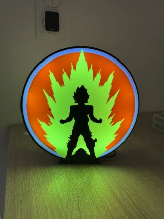 Cartel Luminoso Doble Cara Dragon Ball