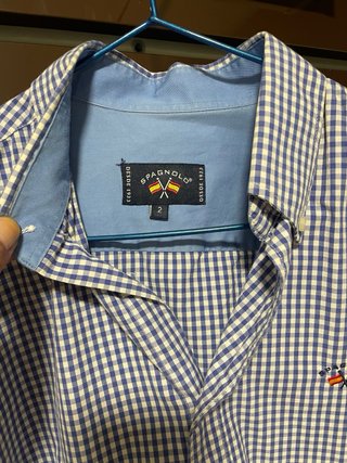 Camisa Spagnolo cuadros azul