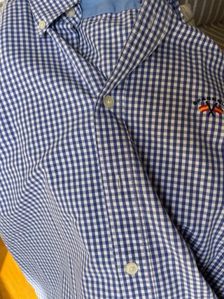 Camisa Spagnolo cuadros azul