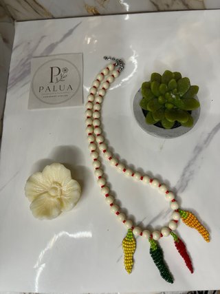 Collana Palua peperoncini multicolor