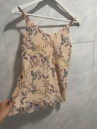 Top See the Moon floral Talla M