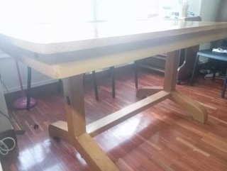 Mesa de comedor madera 160x80cm
