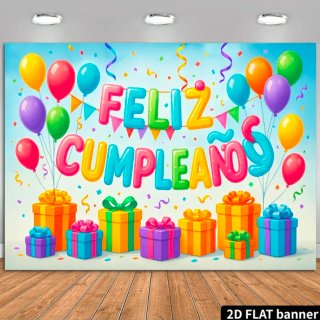 Banner Feliz Cumpleaños 75x100cm