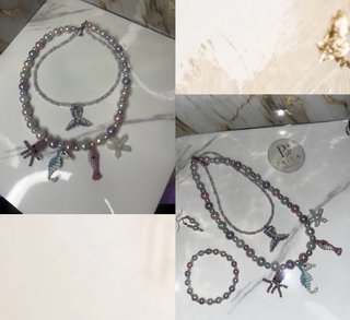 Collana con ciondolo sirena