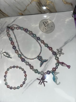 Collana con ciondolo sirena