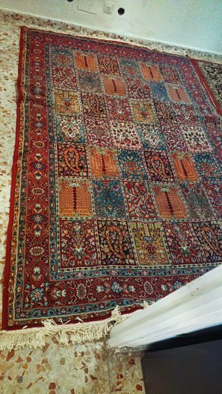 Alfombra Persa Multicolor Lana