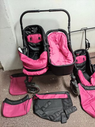 CARRO GEMELAR FREESTYLE TWINS PERFECTO ESTADO CON