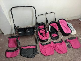 CARRO GEMELAR FREESTYLE TWINS PERFECTO ESTADO CON