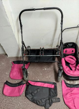 CARRO GEMELAR FREESTYLE TWINS PERFECTO ESTADO CON