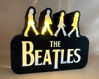 Cartel Luminoso The Beatles Abbey Road
