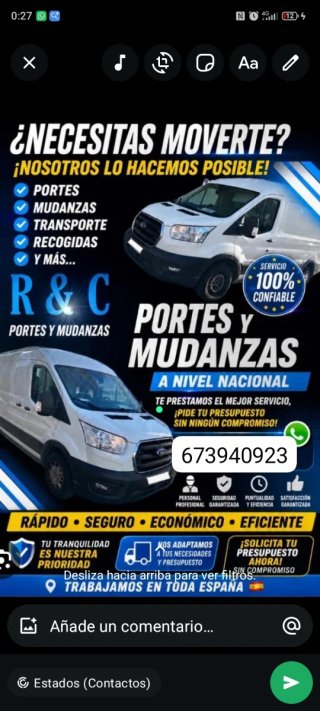 Portes Y MUDANZAS