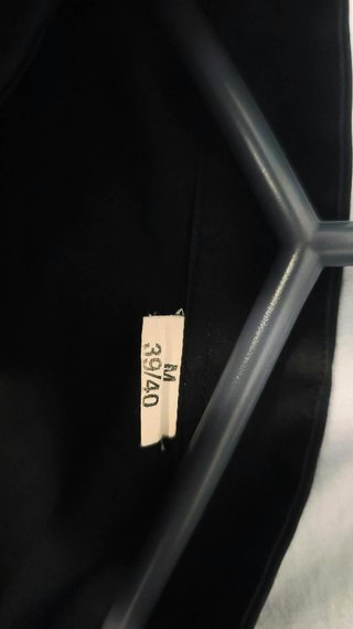 Camisa Preta Tamanho M 39/40