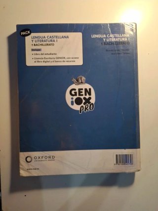 Lengua castellana y literatura I. Libro del est...