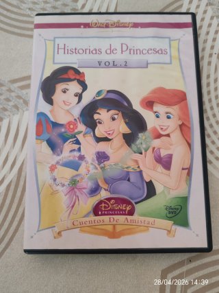 Lote 3 Películas Disney Princesas DVD