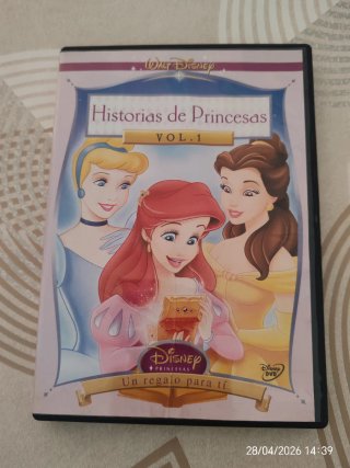 Lote 3 Películas Disney Princesas DVD