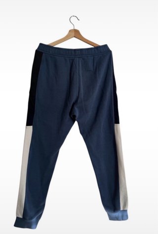 Pantalón chándal Nike azul logo rojo cremallera M