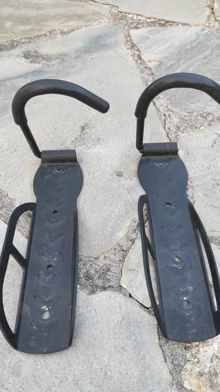 Soportes pared metálicos para bicicleta