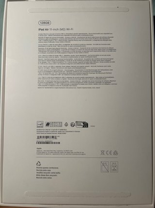 iPad Air 11” M2 128GB WiFi 2024 Azul