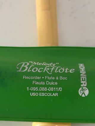 Flauta Hohner Blockflöte con funda