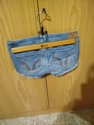 Shorts vaqueros Hollister Talla S/36