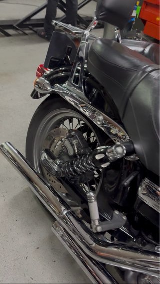 Harley Davidson Dyna Super Glide Custom Negra